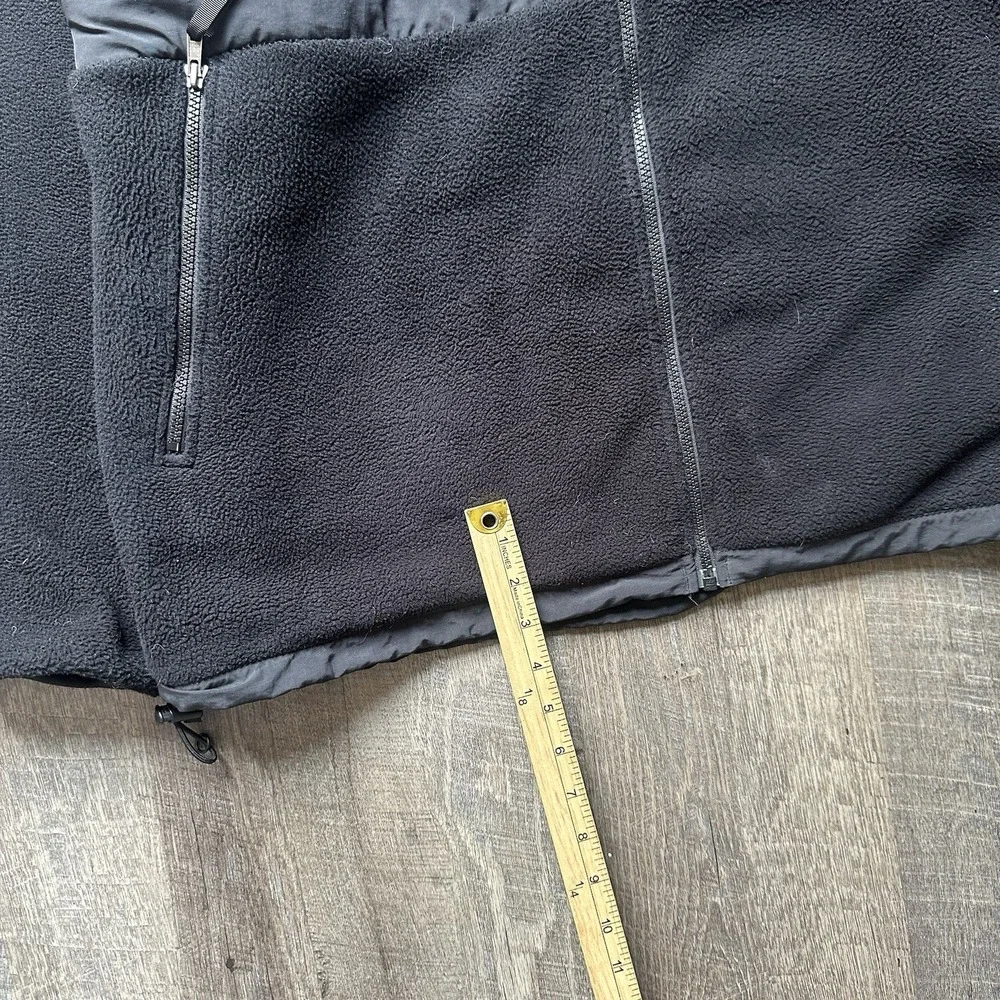 The North Face Denali Jacket‎ Mens XXL Gray Black Polartec Fleece Full Zip